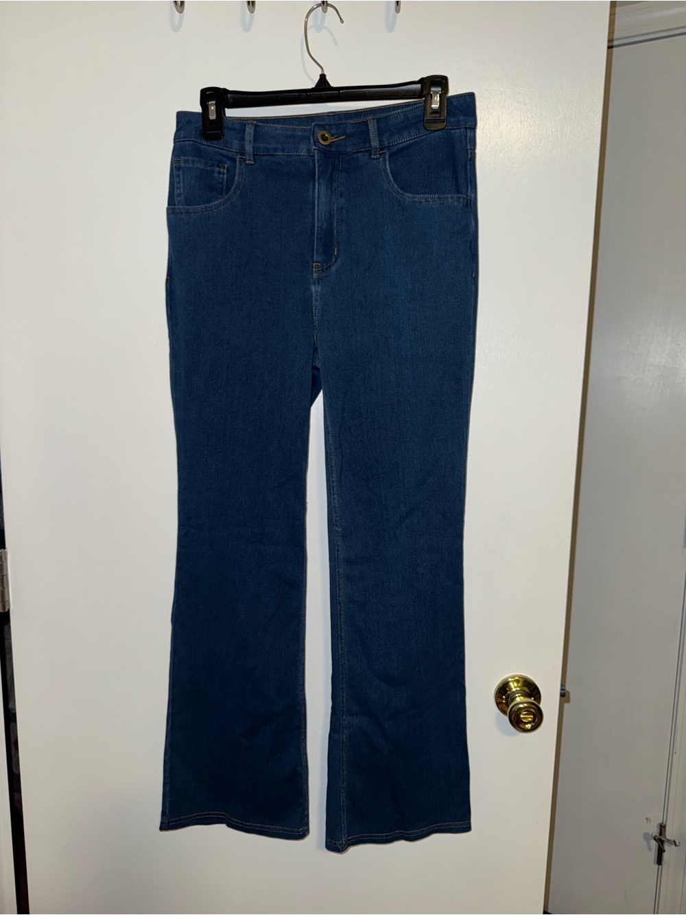 HALARA Dark Blue Flare Jeans